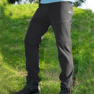 Voir La Montagne/见山男款软壳裤加绒防风保暖户外登山徒步通勤