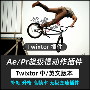 AE/PR/FCPX插件Twixtor Pro变速高速加速慢动作Win中文汉化Mac版