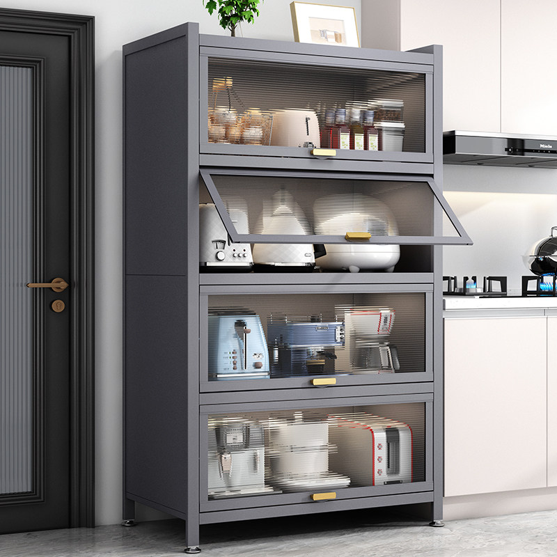 厨房置物架带门落地多层置物柜多功能橱柜碗碟锅具储物柜餐边柜,厨房/烹饪用具,厨房置物架/置物柜/角架,淘宝优惠券,粉丝福利购,淘宝优惠卷