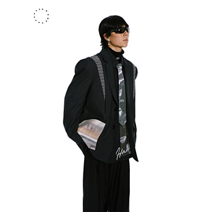 PIHO 23AW以爱之名 “一家人”抽象印花领带数码定位印花满印工艺