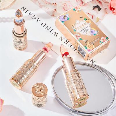 XRoland花瓣果冻变色口红唇膏温变唇膏懒人素颜裸妆唇部护理代发