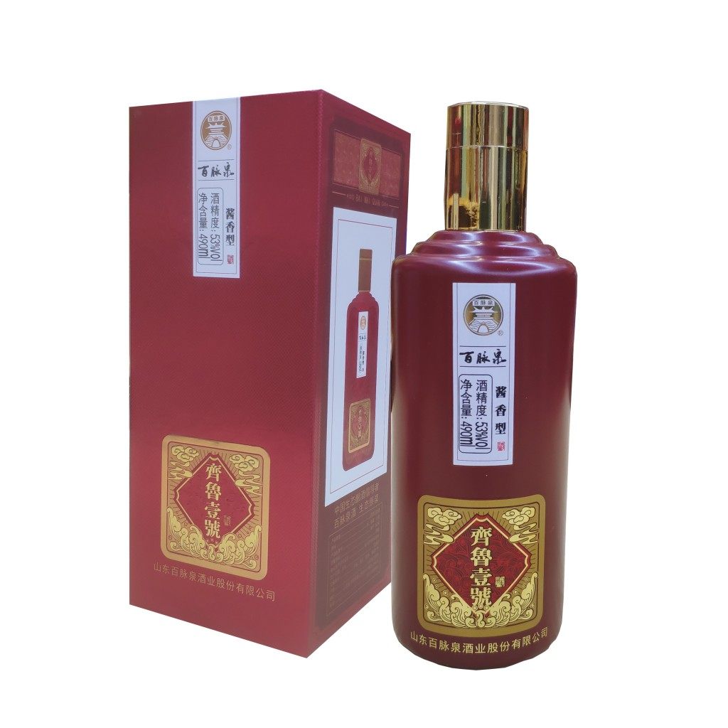 山东特产白酒济南名酒 百脉泉齐鲁壹号53度酱香白酒 1瓶装包邮