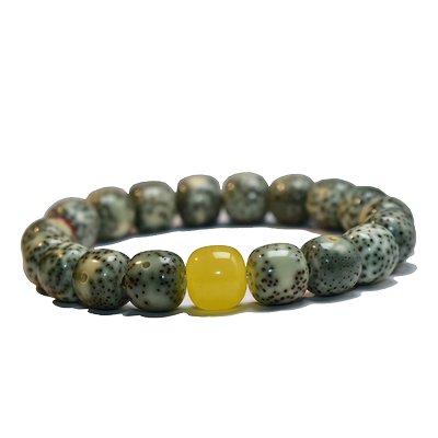 星月菩提石玉料原生态蜜蜡