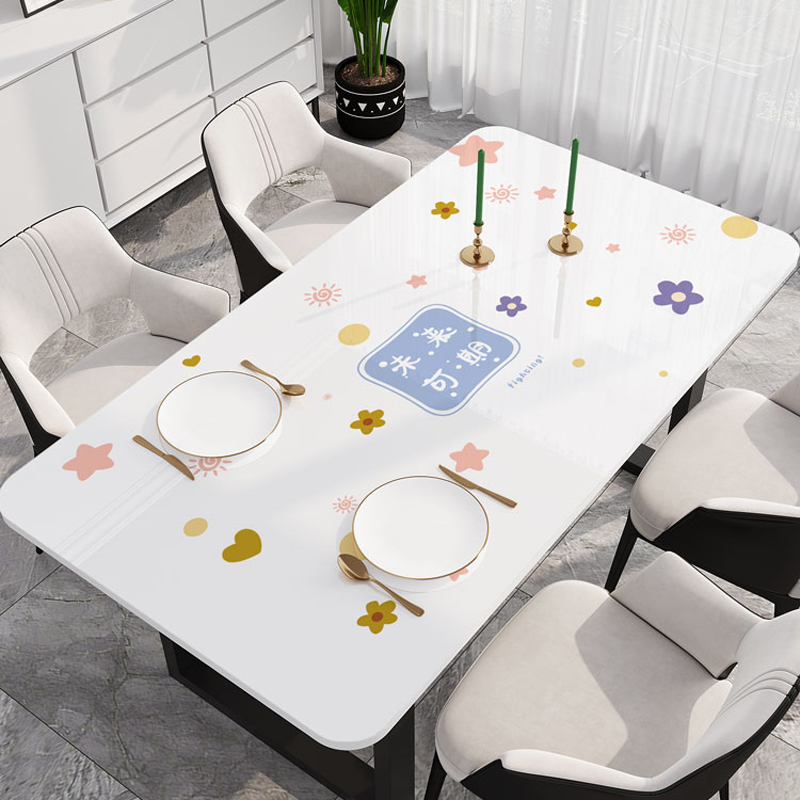 轻奢软玻璃易打理桌布防水防油