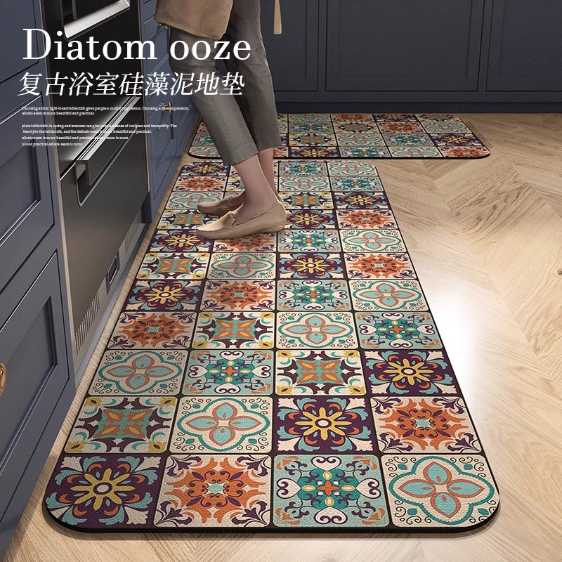 法莱朵居家布艺硅藻泥厨房地垫