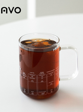 MAVO导师咖啡杯 带刻度 冲煮方案  11种比例