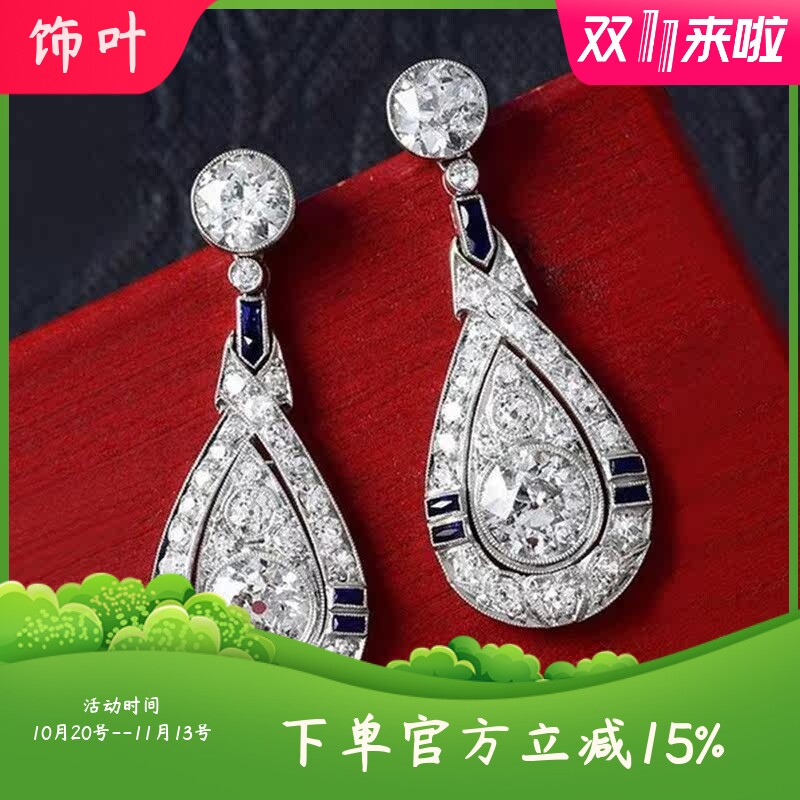 新款跨境热卖古典气质铜款女士耳