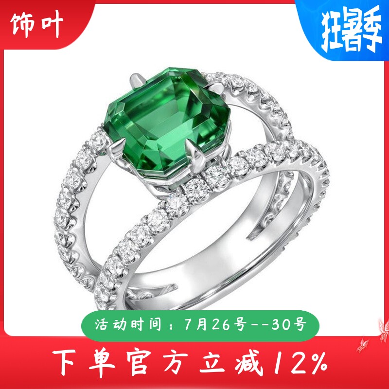 新款欧美流行首饰铜镀白k微镶锆
