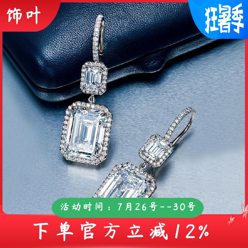 新款明星同款小方糖耳饰耳环 高级感冷淡风耳饰 法式气质网红耳圈