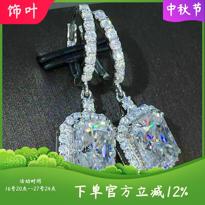 新款LAZADA耳饰欧美流行时尚方钻