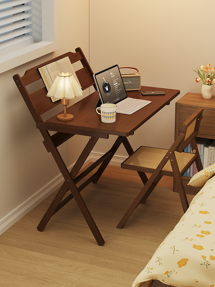 折叠桌小户型多功能家用儿童学习桌子书桌客厅餐桌简易移动电脑台