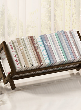 楠竹CD架碟片台面盘摆放收纳创意展示架桌面桌上儿童书架置物架子