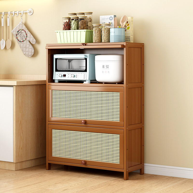 厨房置物架柜式落地多层储物柜放碗碟盘锅具收纳柜多功能微波炉架,厨房/烹饪用具,厨房置物架/置物柜/角架,淘宝优惠券,粉丝福利购,淘宝优惠卷