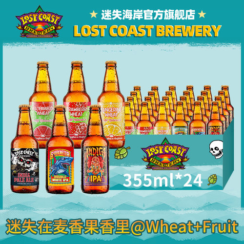 美国迷失海岸进口精酿啤酒西瓜橘子草莓小麦啤酒果味 - 封面