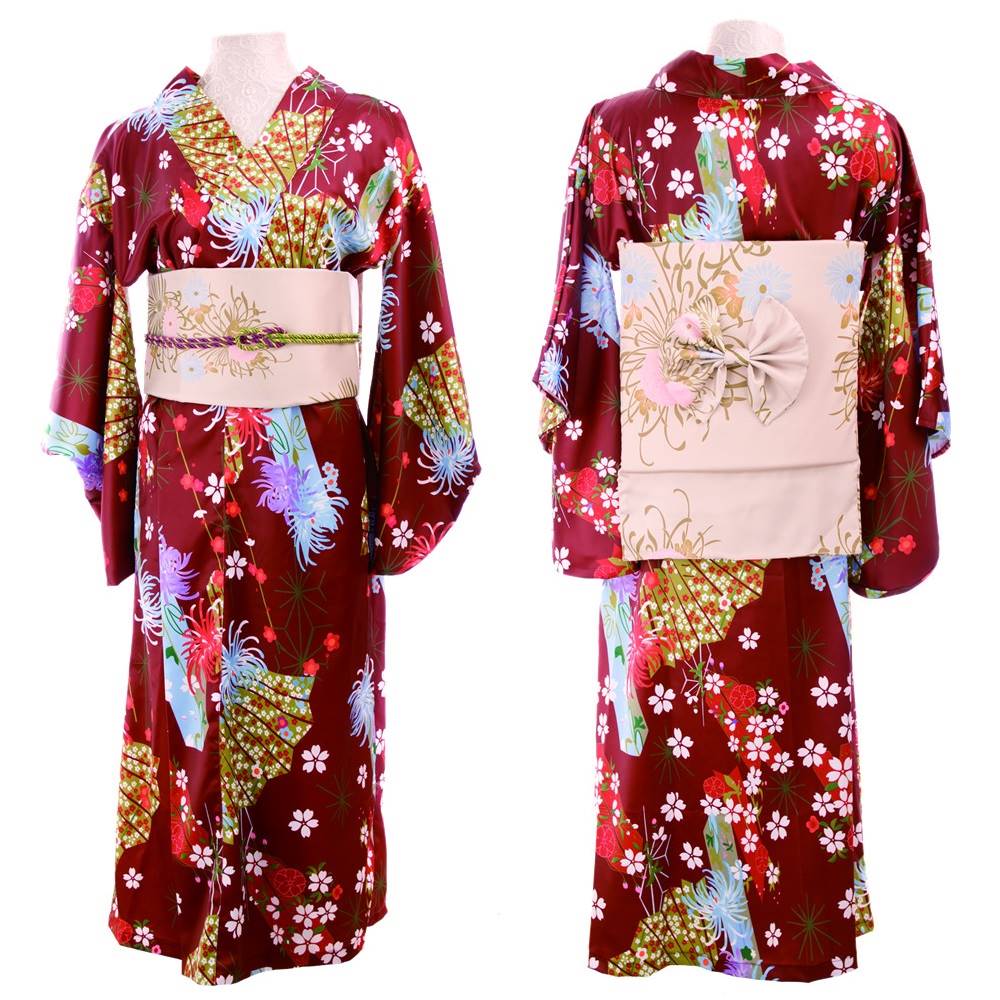 日系传统和服日本料理店迎宾咨客服务员服装厚布型