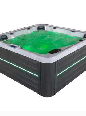 亚克力户外大池6人按摩户外浴缸盖六人水疗馆别墅hot tub jacuzzi