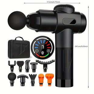Massage Gun Impact Massager Set With 10 Dedicated按摩枪套装