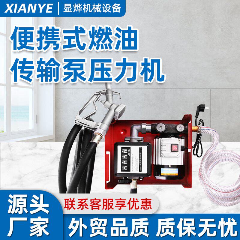 厂家供应便携式550W电动燃油传输柴油泵FD60自吸输送泵60L加油泵