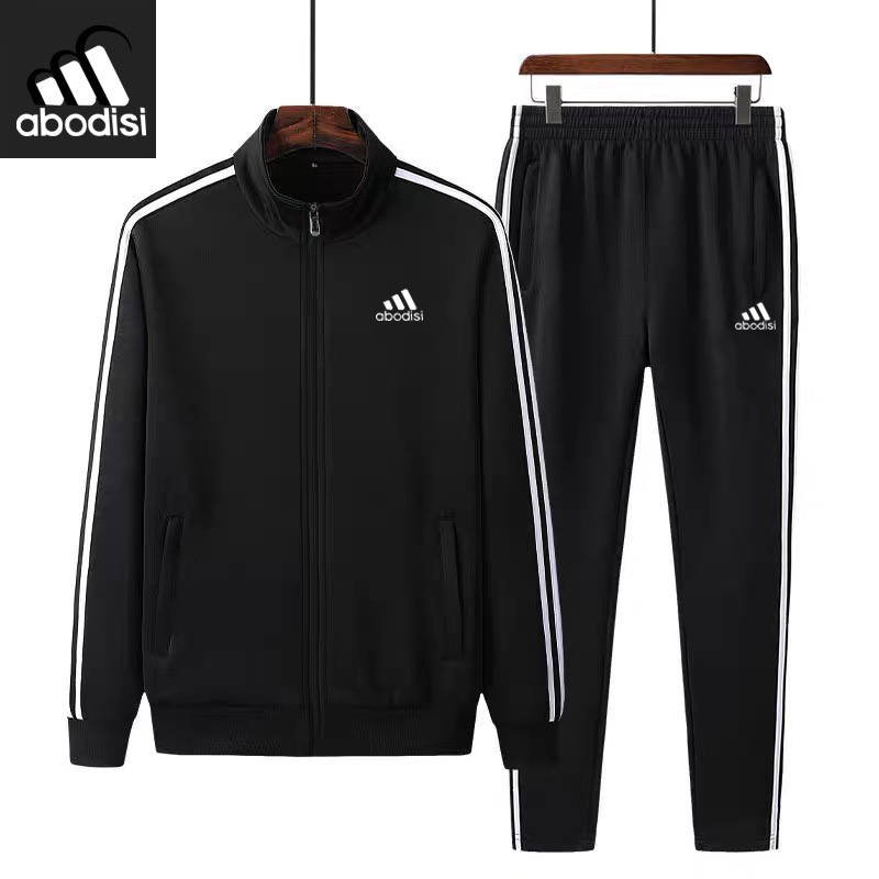 运动套装男春秋季新款卫衣跑步休闲运动服套装男女情侣装外套衣服