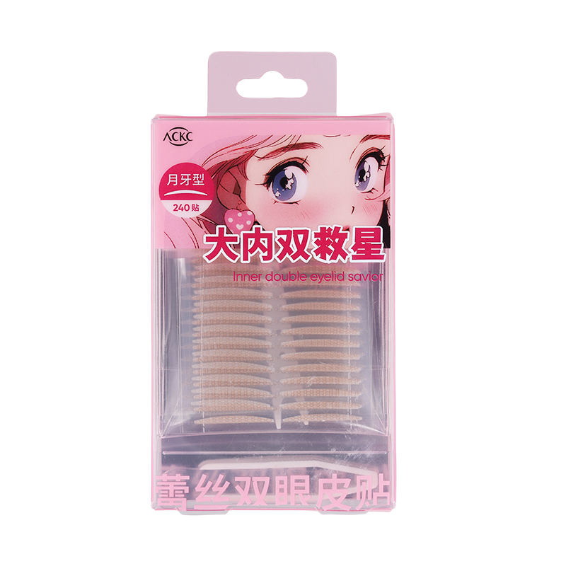 ACKC自然隐形蕾丝双眼皮贴240贴 不同眼型双眼皮贴252贴