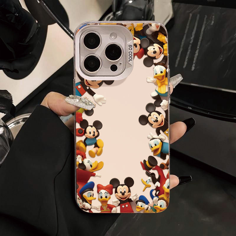 米奇米妮适用苹果15promax手机壳新款iphone14高级感13pro迪士尼12可爱11潮流8plus卡通7动漫x男女16保护xr
