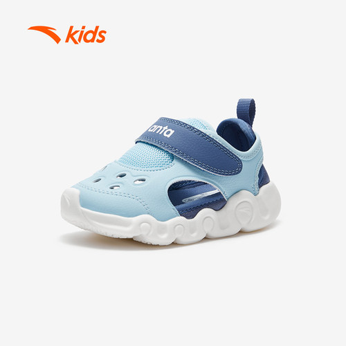 安踏儿童凉鞋男女婴童框子鞋2026夏新款防滑耐磨男宝宝学步闪灯