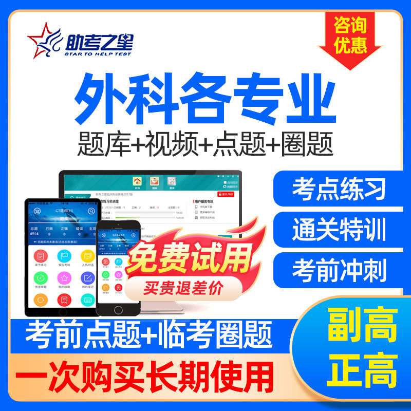 妇产科副主任医师考试副高题库小儿外科全科骨科烧伤神经外科视频