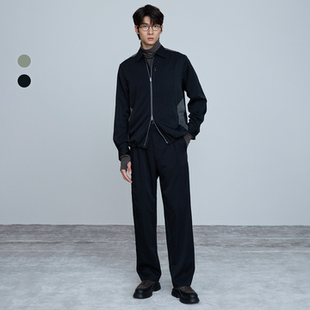 2色哑声尼龙套装|TrigCo秋冬机能衬衫夹克男速干抗皱休闲长裤男