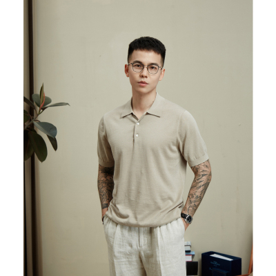 肤感混纺polo衫日常商务兼备