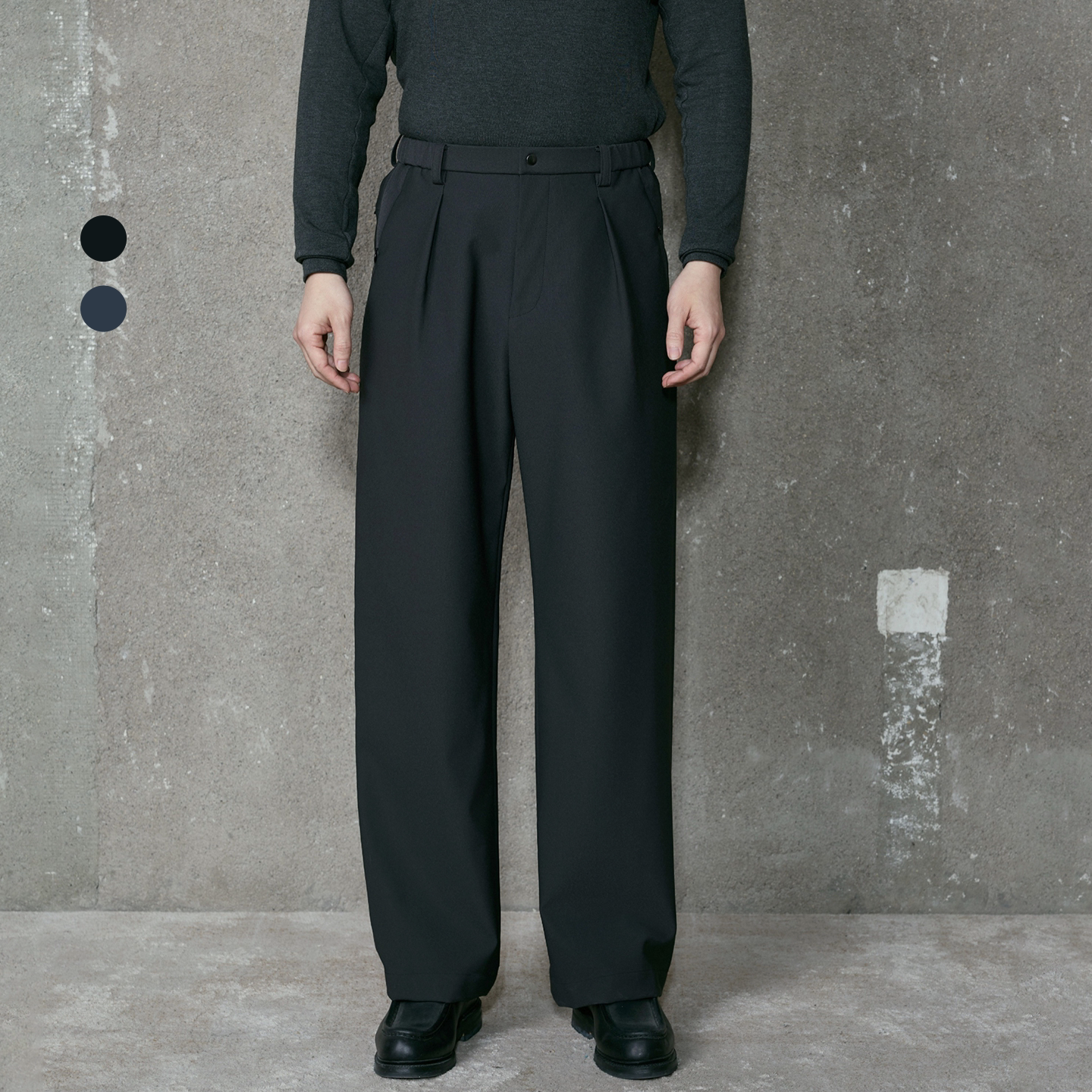 “六边形”机能西裤｜2色2型TrigCo抗皱百搭通勤中高腰休闲裤男潮