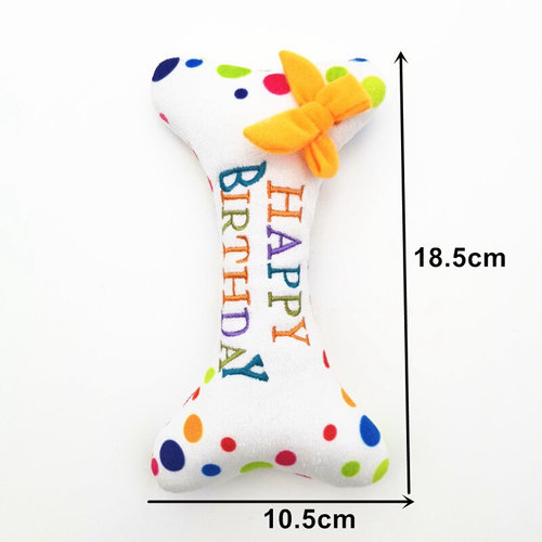 Pet Plush Toys Dog Birthday Cakes Plush Toys Pets Bite-Resis