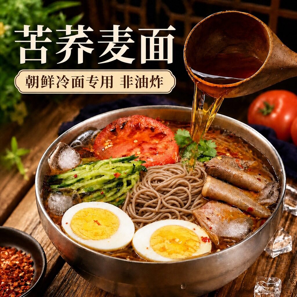 超Q蒸面馆非油炸荞麦面饼速食