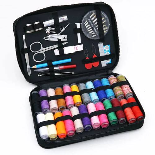85-Piece Sewing Kit with Zipper Storage Needlework Box Threa