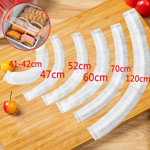 Disposable Food Cover Plastic Shower Cap Fruit Food Cover El