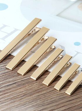 30/50pcs Metal Hair Alligator Clips Basic Gold Color Hair Cl