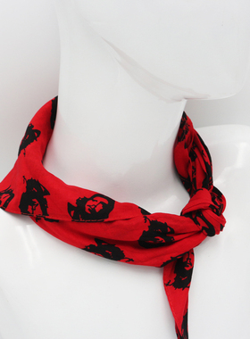 Cotton Bandana Men Red Che Guevara Squares Neck Scarf Women