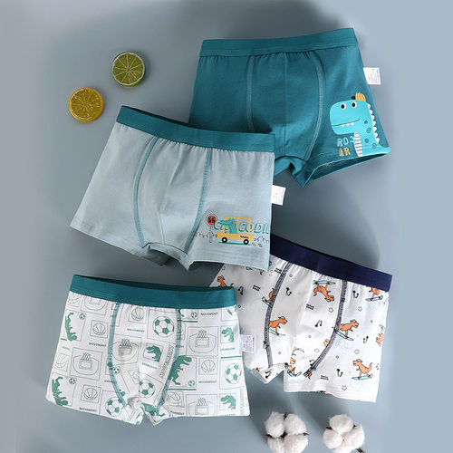 Children's Cotton Underwear Boys' Boxer Shorts Cotton Boy's