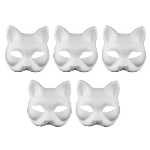 5pcsDiyMaskWhiteEmb