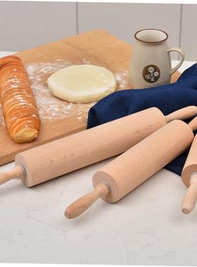 Rolling Pin Wooden Handle Pastry Dough Roller Baking Tool