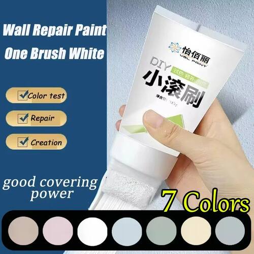 100g White Wall Repair Paste Roller DIY Patching Wall Latex