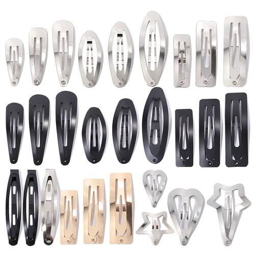 10/20/30pcs/set Women Silver Gold Black Waterdrop Shape Basi