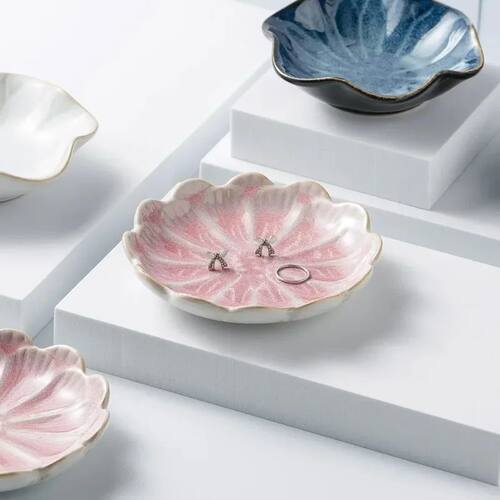 Creative and Minimalist Style Jewelry Tray Home Snack Dish F