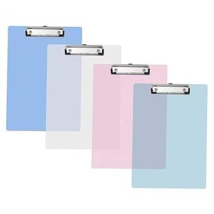 1Pcs A4 Transparent Clipboard Writing Pad File Folders Docum
