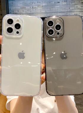 Transparent Case 适用iPhone11 13 12Pro Max Airbag Soft Cover