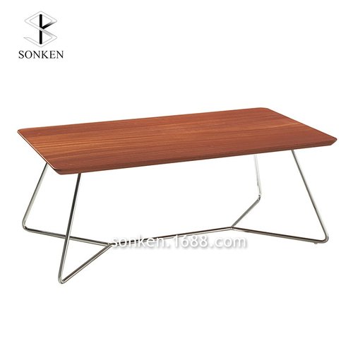 现代简约风茶几办公商用家用长方形休闲区洽谈茶桌