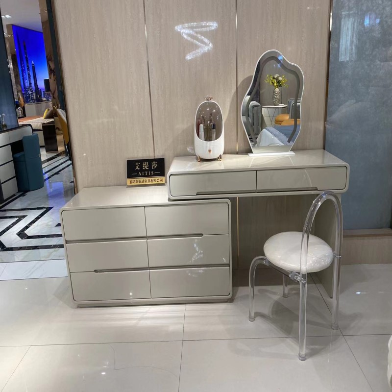新款实木梳妆台轻奢卧室梳妆台子实木轻奢成人厂家批发