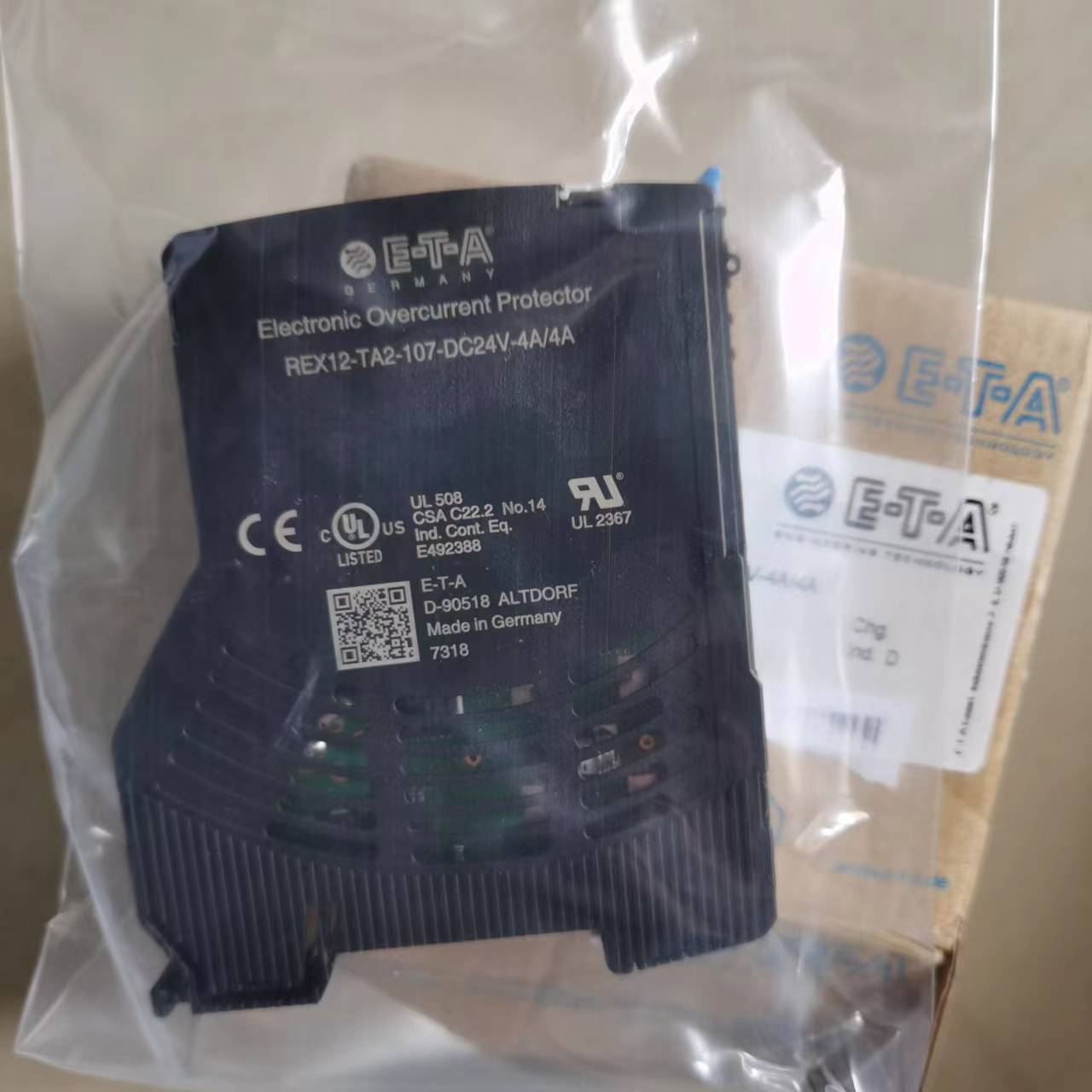 现货供应德国厂家货源ETA开关REX12-TA2-107-DC24V-4A/4A断路器
