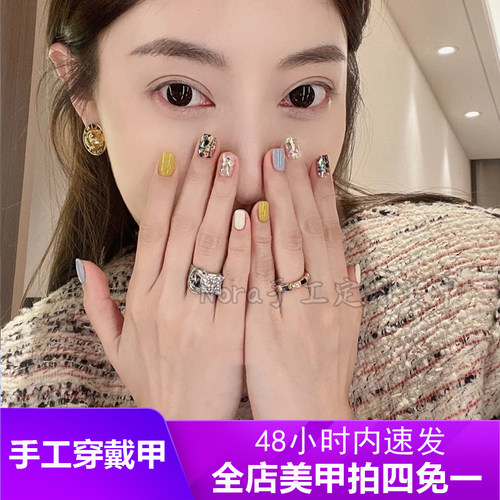 5年美甲师手工穿戴美甲