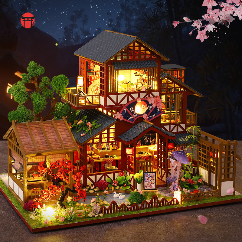 巧乐星木制手工diy小屋