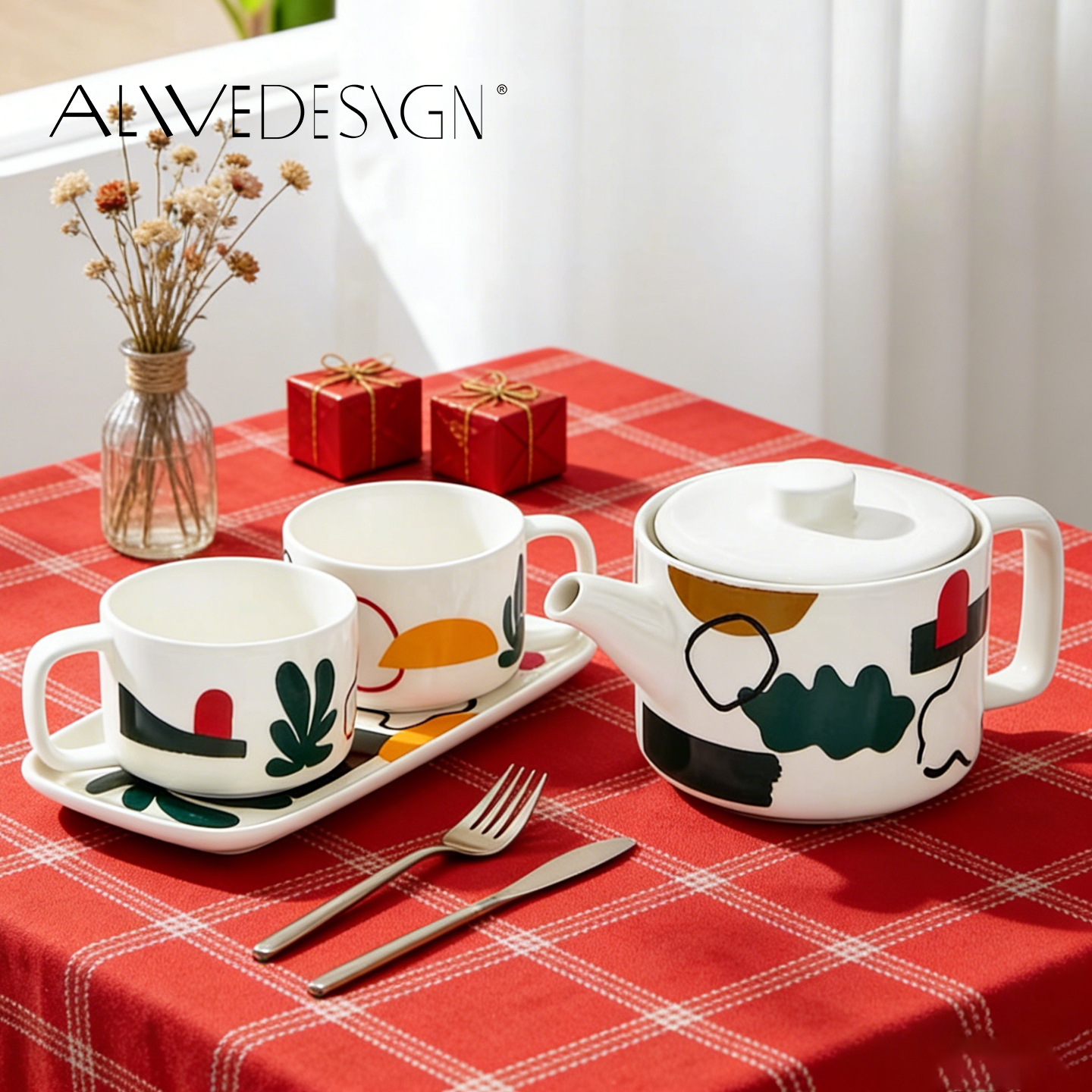 芬兰插画师设计，瓷质细腻经久耐用